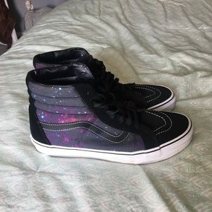 Vans Sk8 HI galaxy shoes